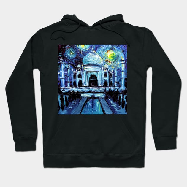 van Gogh Never Saw the Taj Mahal Hoodie by sagittariusgallery